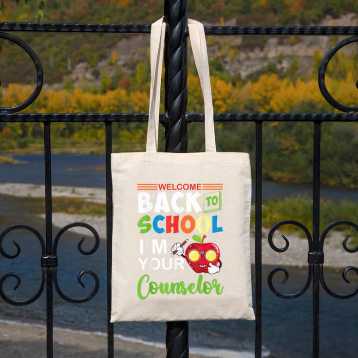Welcome Back To School Students I'm Your Counselor Proud Canvas Tote Bag