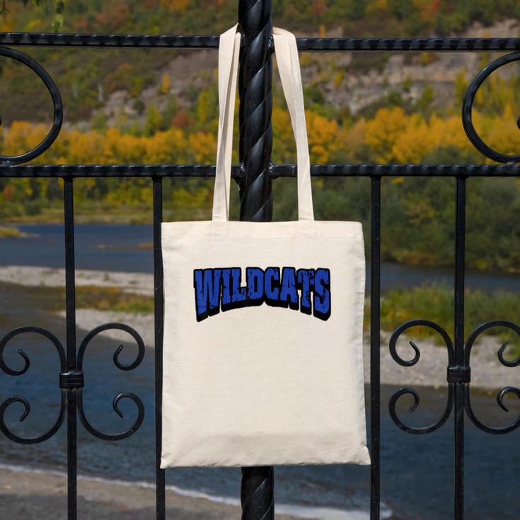 Wildcats Back To School Spirit B Canvas Tote Bag