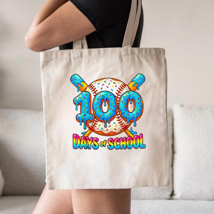 100 Days Of School Baseball Drip Boys 100th Day Of School Canvas Tote Bag 100 Days Of School Baseball Drip Boys 100th Day Of School Canvas Tote Bag