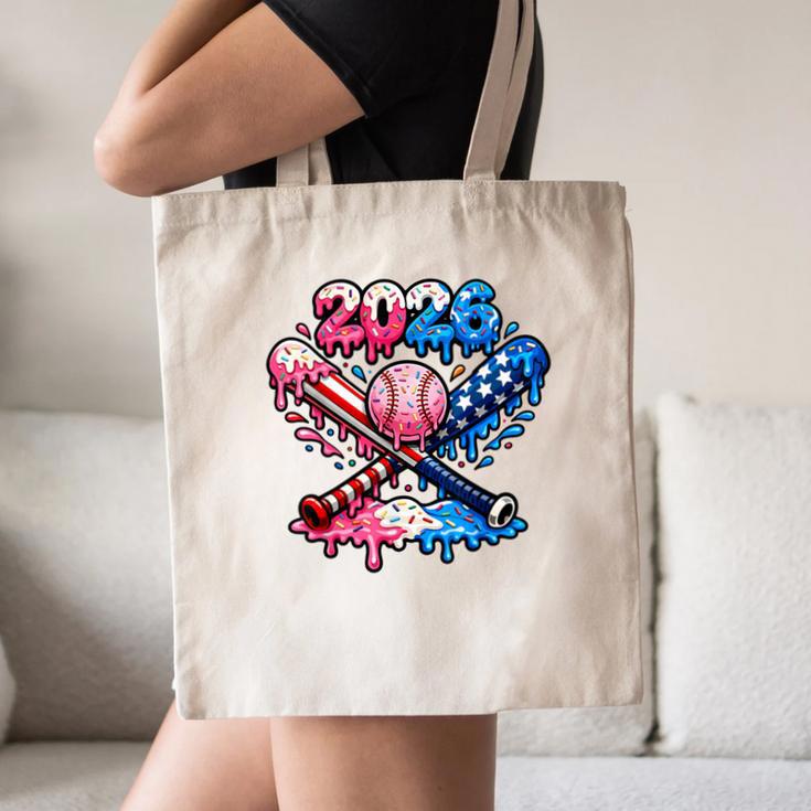 2026 American Flag Baseball Ice Cream Drip Bats Boys Canvas Tote Bag 2026 American Flag Baseball Ice Cream Drip Bats Boys Canvas Tote Bag