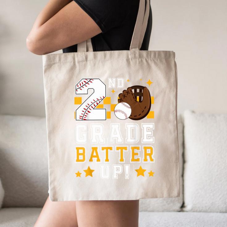 2nd Grade Batter Up Baseball First Day Back To School Canvas Tote Bag