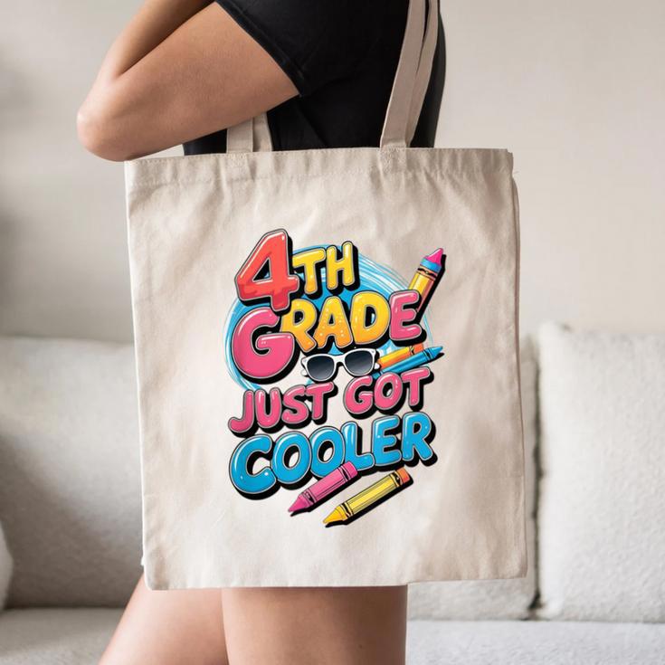 4th Grade Back To School Just Got Cooler Shirt Boys Girls Canvas Tote Bag 4th Grade Back To School Just Got Cooler Shirt Boys Girls Canvas Tote Bag