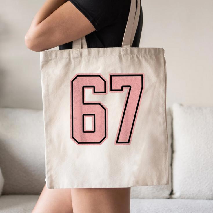 6 7 Number 67 Baseball Meme Tee For Women Canvas Tote Bag 6 7 Number 67 Baseball Meme Tee For Women Canvas Tote Bag