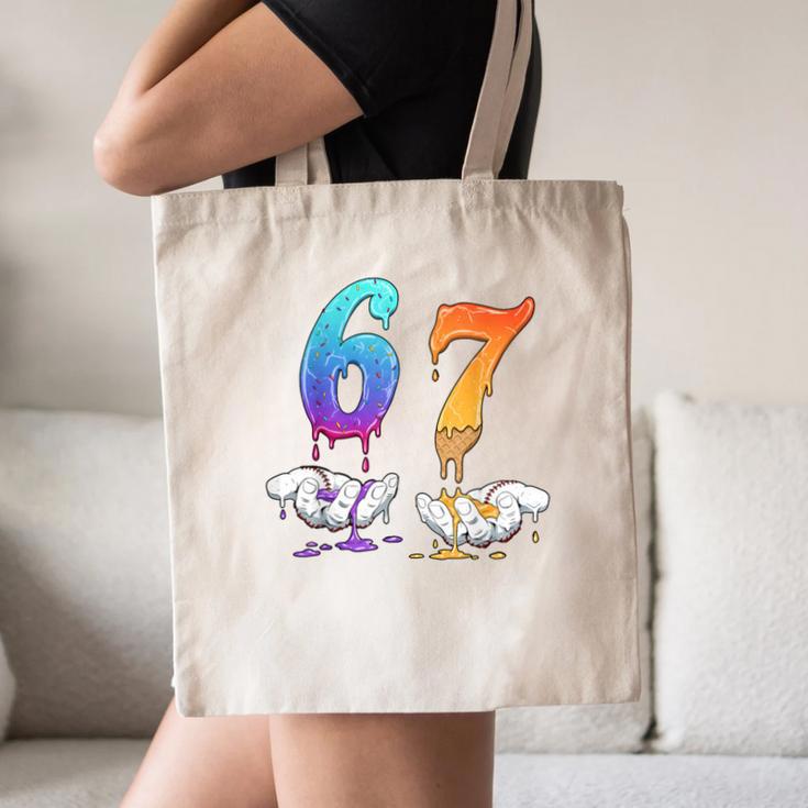 6 7 Six Seven Meme Hands Ice Cream Baseball Drip Boy Girl Canvas Tote Bag 6 7 Six Seven Meme Hands Ice Cream Baseball Drip Boy Girl Canvas Tote Bag
