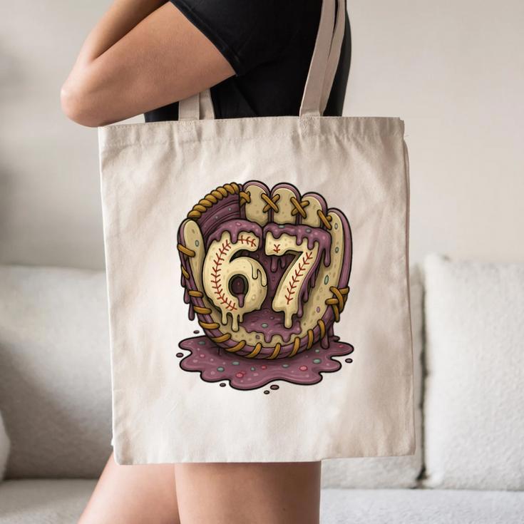 67 Ice Cream Drip Six Seven Baseball Premium Tri-Blend Canvas Tote Bag