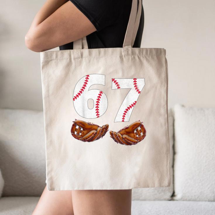 67 Trend Baseball Glove Number Style Canvas Tote Bag 67 Trend Baseball Glove Number Style Canvas Tote Bag