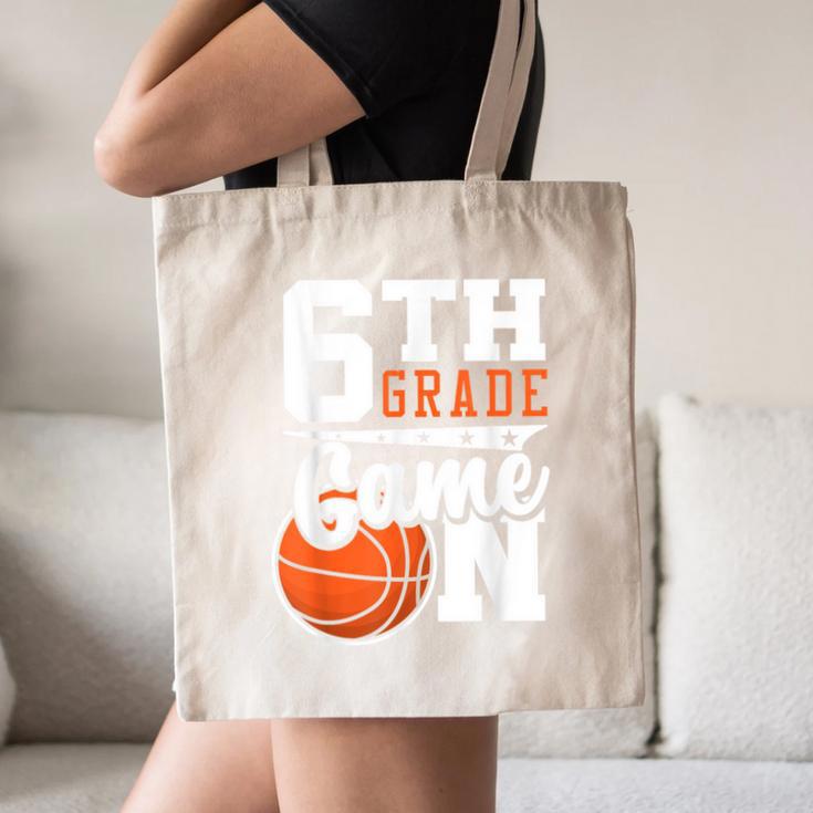 6th Grade Game On Back To School Basketball Boy Sixth Grade Canvas Tote Bag 6th Grade Game On Back To School Basketball Boy Sixth Grade Canvas Tote Bag