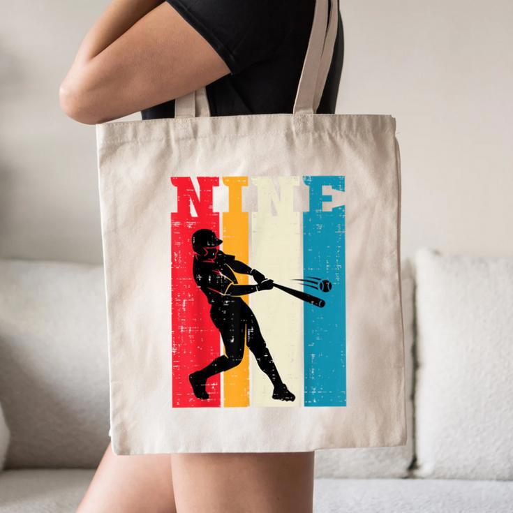 9th Birthday Nine Baseball Batter 9 Year Old Bday Boys Kids Canvas Tote Bag 9th Birthday Nine Baseball Batter 9 Year Old Bday Boys Kids Canvas Tote Bag