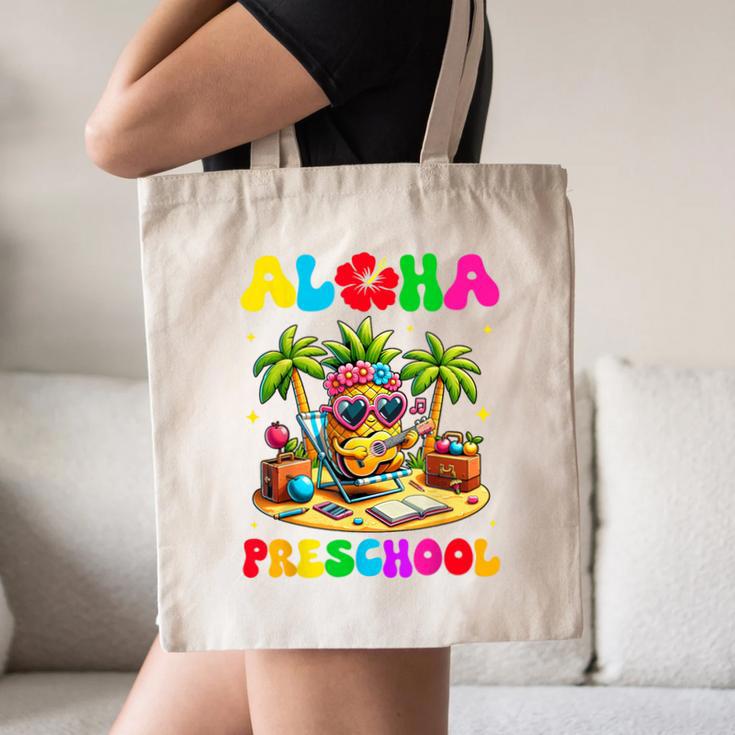 Aloha Preschool Pineapple Hawaii Back To School Kids Girl Canvas Tote Bag Aloha Preschool Pineapple Hawaii Back To School Kids Girl Canvas Tote Bag
