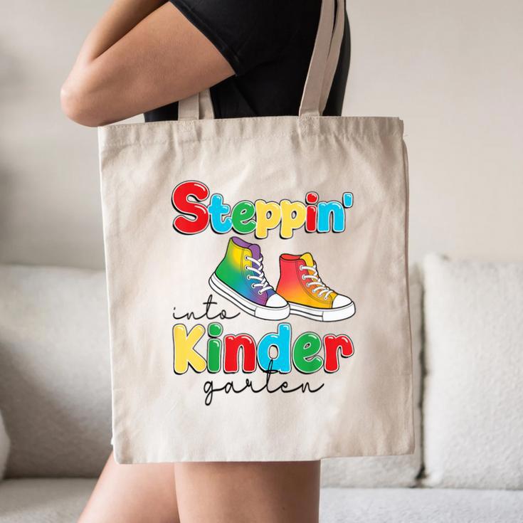 Back To School Girls Boys First Day Of Kindergarten Canvas Tote Bag