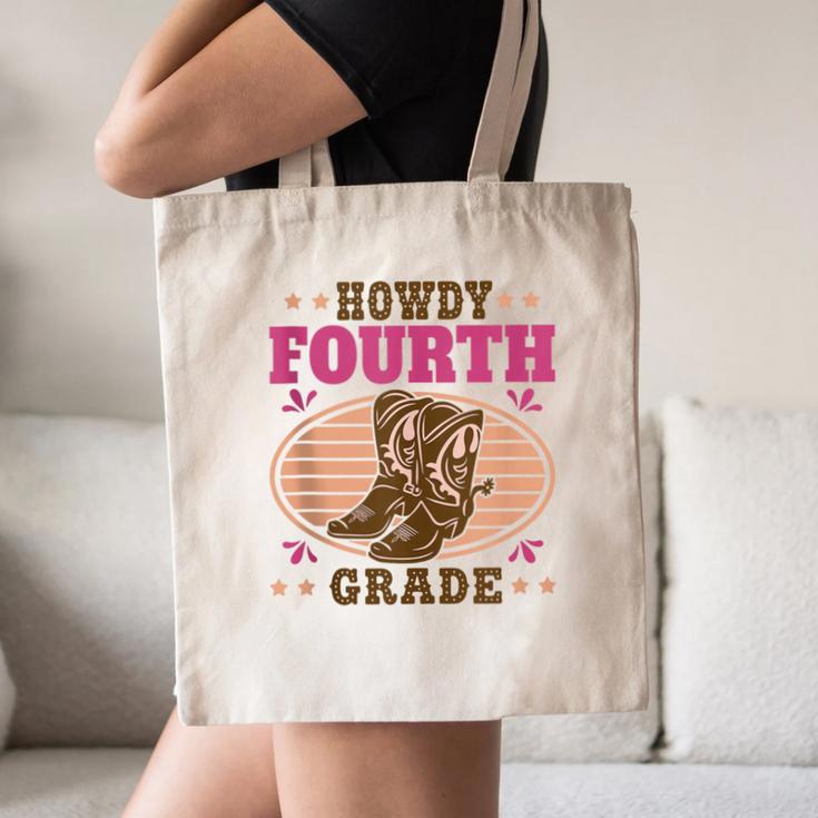 Back To School Howdy Fourth Grade Girls Canvas Tote Bag Back To School Howdy Fourth Grade Girls Canvas Tote Bag