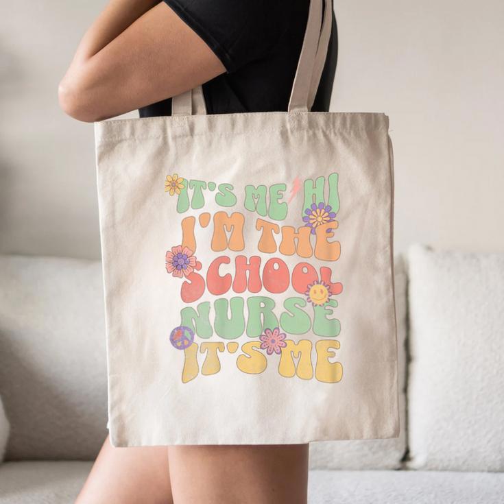 Back To School Nurse It's Me Hi I'm The School Nurse Canvas Tote Bag Back To School Nurse It's Me Hi I'm The School Nurse Canvas Tote Bag