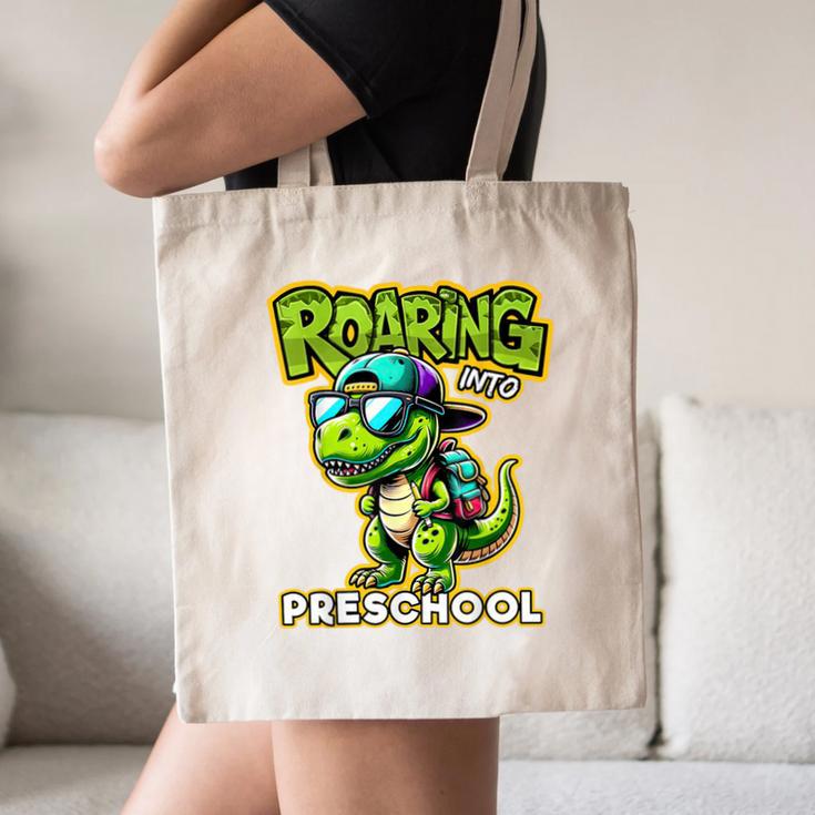 Back To School Preschool Dinosaur First Day Of School Boy Canvas Tote Bag Back To School Preschool Dinosaur First Day Of School Boy Canvas Tote Bag