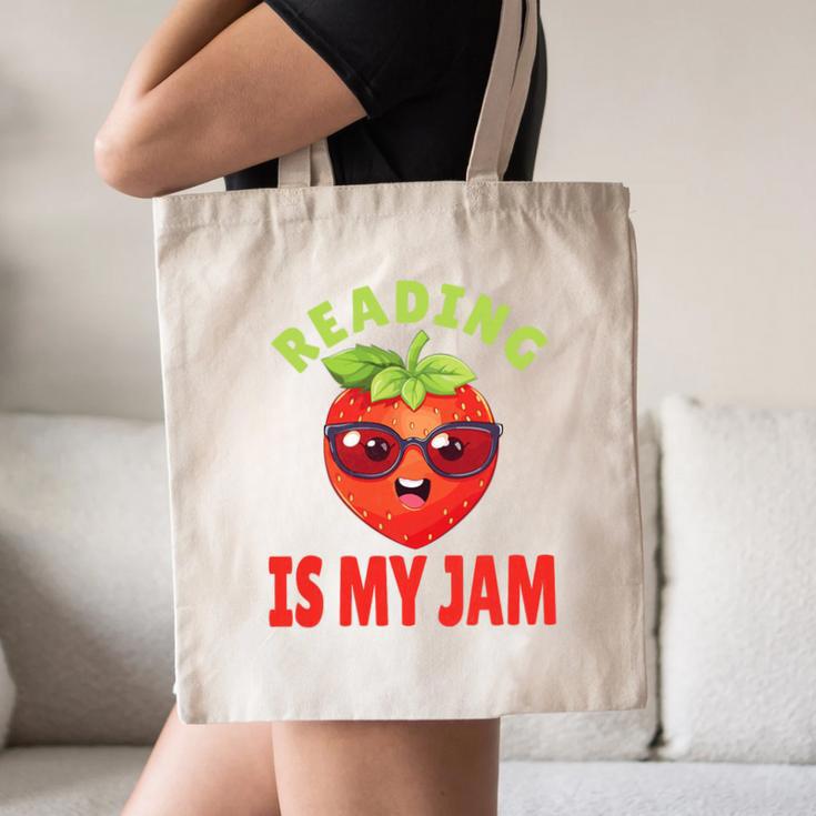 Back To School Reading Is My Jam School Librarian Premium Tri-Blend Canvas Tote Bag