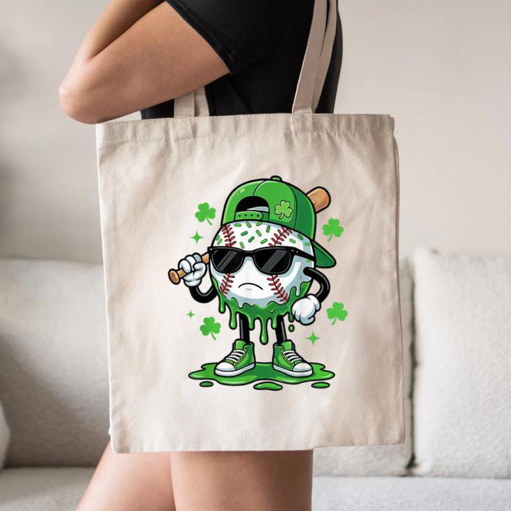 Baseball Drip Ice Cream Shamrock Kids Boy St Patrick’s Day Canvas Tote Bag Baseball Drip Ice Cream Shamrock Kids Boy St Patrick’s Day Canvas Tote Bag