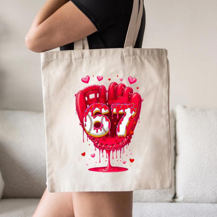 Baseball Drip Ice Cream Valentine Youth Boys Girls Sport Canvas Tote Bag Baseball Drip Ice Cream Valentine Youth Boys Girls Sport Canvas Tote Bag