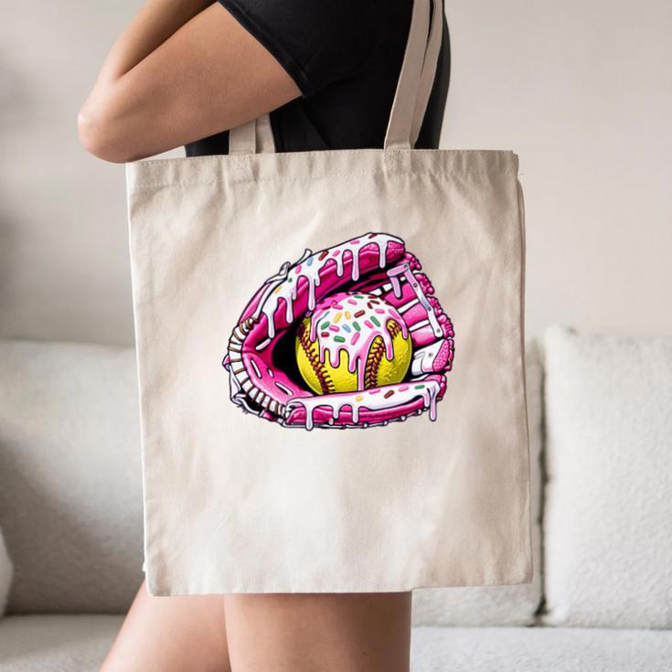 Baseball Glove Drip Shirt Ice Cream Dripping Girls Pocket Premium Canvas Tote Bag Baseball Glove Drip Shirt Ice Cream Dripping Girls Pocket Premium Canvas Tote Bag