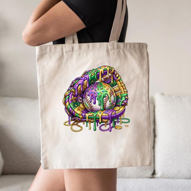 Baseball Glove Ice Cream Mardi Gras Dripping Boys Youth Kids Canvas Tote Bag Baseball Glove Ice Cream Mardi Gras Dripping Boys Youth Kids Canvas Tote Bag