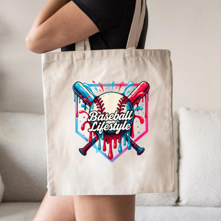 Baseball Lifestyle Shirt Youth Baseball Drip Icecream Boys Canvas Tote Bag Baseball Lifestyle Shirt Youth Baseball Drip Icecream Boys Canvas Tote Bag