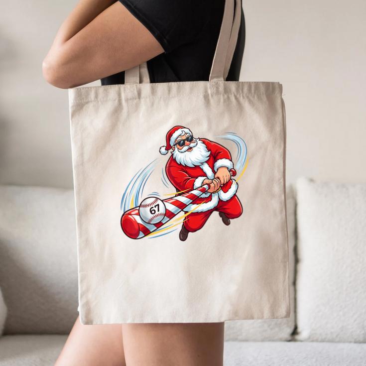 Baseball Santa 67 Christmas Xmas Pajamas Boys Canvas Tote Bag Baseball Santa 67 Christmas Xmas Pajamas Boys Canvas Tote Bag