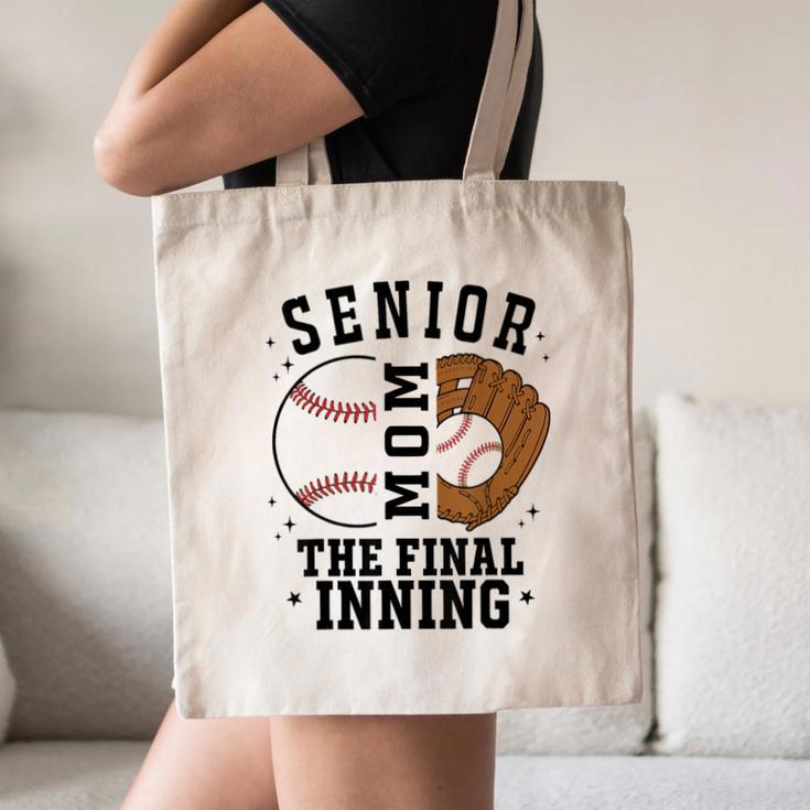 Baseball Senior Mom 2026 The Final Inning Canvas Tote Bag Baseball Senior Mom 2026 The Final Inning Canvas Tote Bag