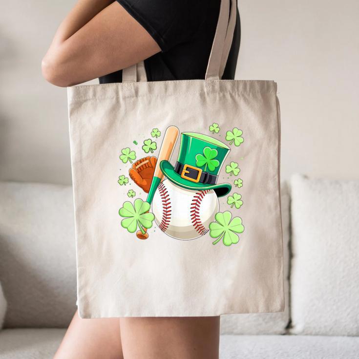 Baseball St Patricks Day Lucky Baseball Player Shamrock Canvas Tote Bag Baseball St Patricks Day Lucky Baseball Player Shamrock Canvas Tote Bag