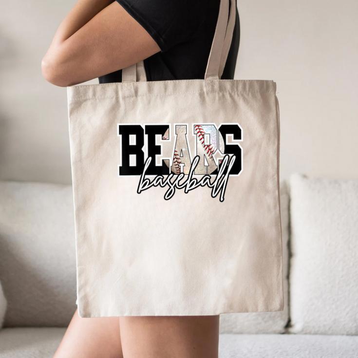 Bears Baseball Mom Game Day School Spirit Bear Pride Canvas Tote Bag Bears Baseball Mom Game Day School Spirit Bear Pride Canvas Tote Bag