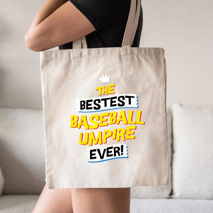 Best Baseball Umpire Job Occupation Canvas Tote Bag