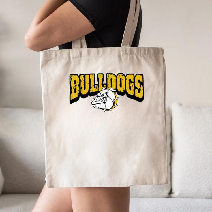 Bulldogs Back To School Spirit GY Canvas Tote Bag
