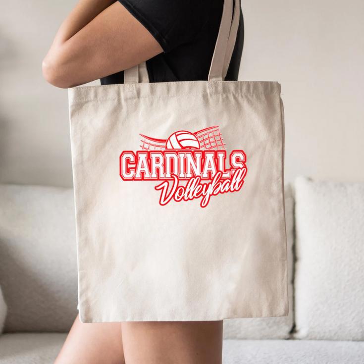 Cardinals Volleyball Back To School Spirit R Canvas Tote Bag Cardinals Volleyball Back To School Spirit R Canvas Tote Bag