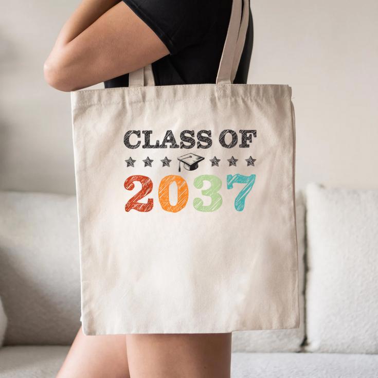 Class Of 2037 Grow With Me Back To School Graduation Canvas Tote Bag Class Of 2037 Grow With Me Back To School Graduation Canvas Tote Bag