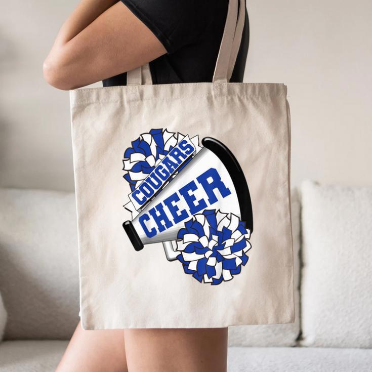 Cougars Cheer Back To School Cheerleading Spirit B Canvas Tote Bag Cougars Cheer Back To School Cheerleading Spirit B Canvas Tote Bag
