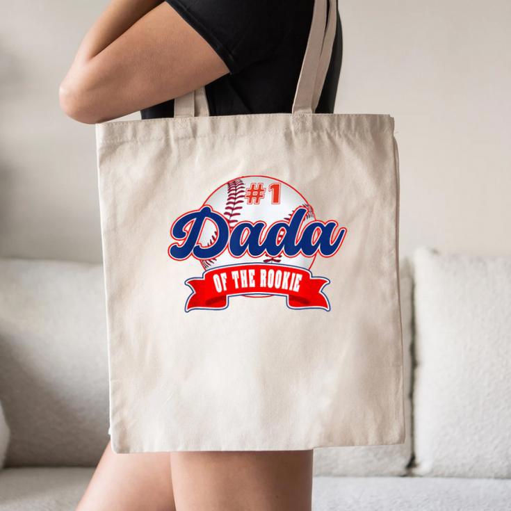 Dada Rookie Of Year 1st Birthday Baseball Theme Matching Canvas Tote Bag Dada Rookie Of Year 1st Birthday Baseball Theme Matching Canvas Tote Bag