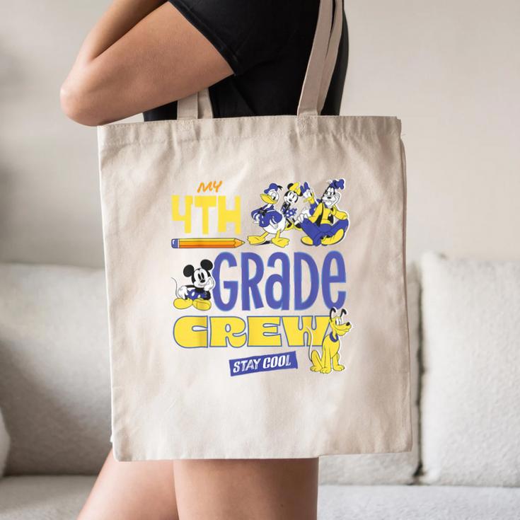 Disney My 4th Grade Crew Stay Cool Back To School Friends Canvas Tote Bag Disney My 4th Grade Crew Stay Cool Back To School Friends Canvas Tote Bag