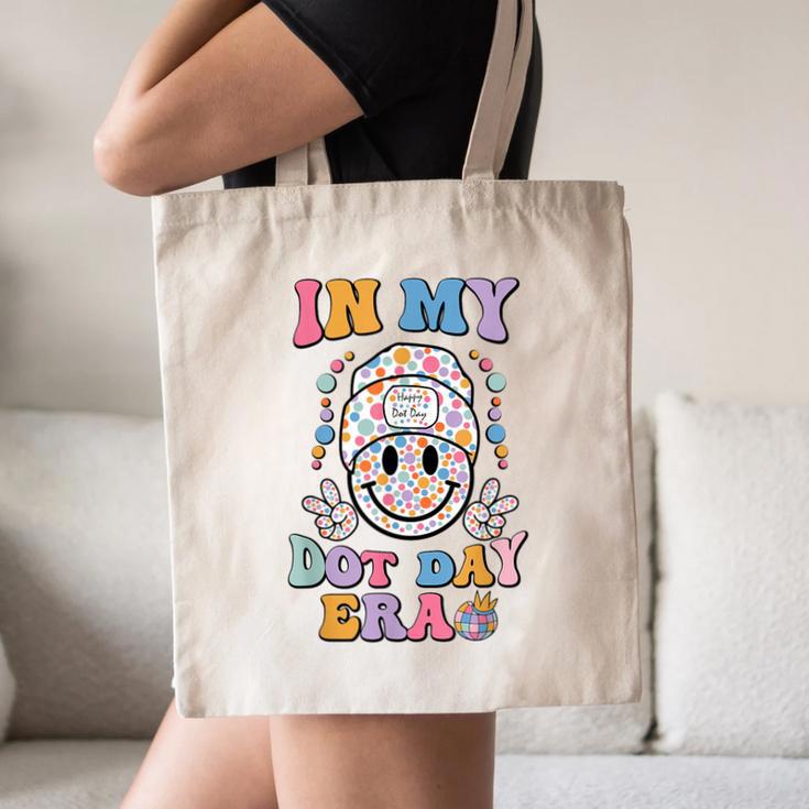 In My Dot Day Era Kids Boys Girls Dot Day Back To School Canvas Tote Bag