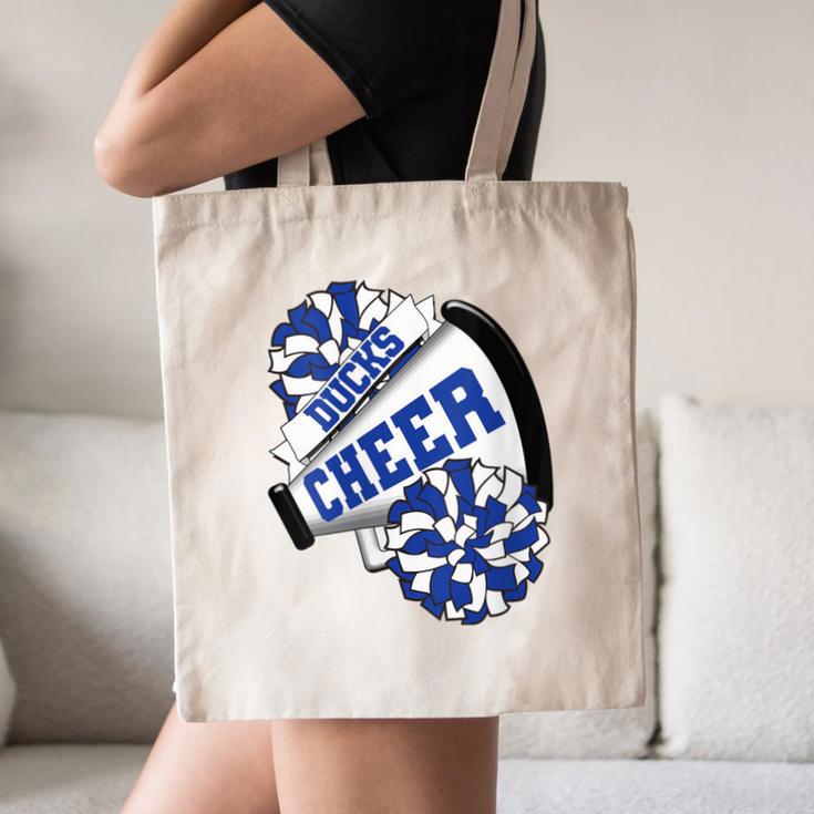 Ducks Cheer Back To School Cheerleading Spirit B Canvas Tote Bag Ducks Cheer Back To School Cheerleading Spirit B Canvas Tote Bag