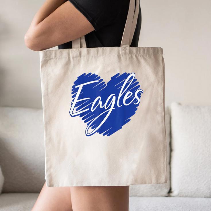 Eagles Heart Back To School Spirit B Canvas Tote Bag Eagles Heart Back To School Spirit B Canvas Tote Bag