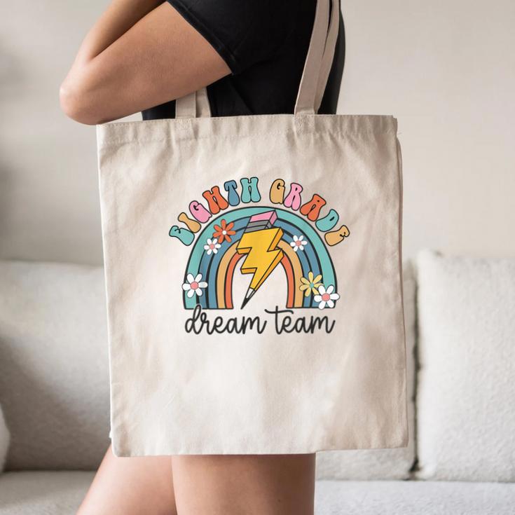 Eighth Grade Dream Team 1st Day Of 8th Grade Back To School Canvas Tote Bag