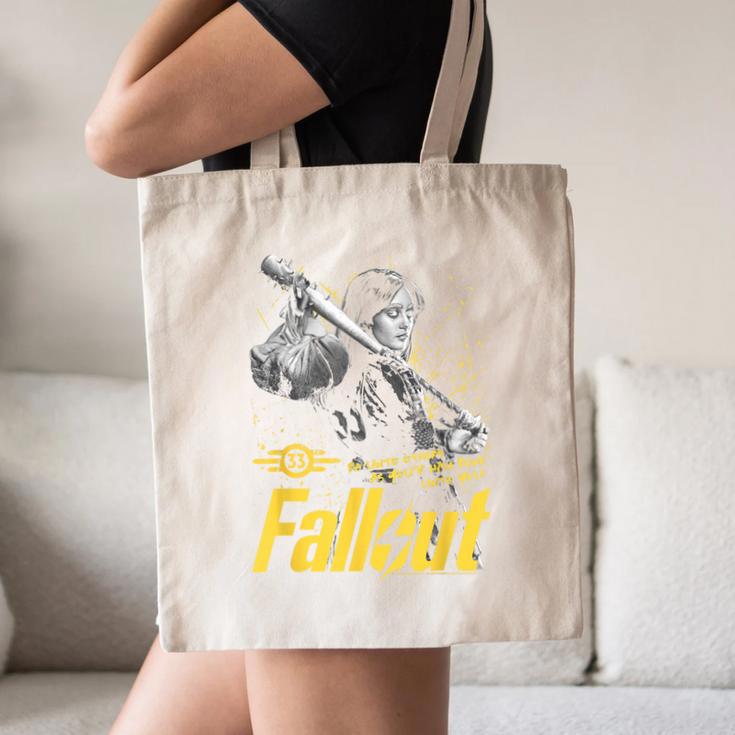 Fallout TV Series Lucy Do Unto Others Baseball Bat Gamer Canvas Tote Bag