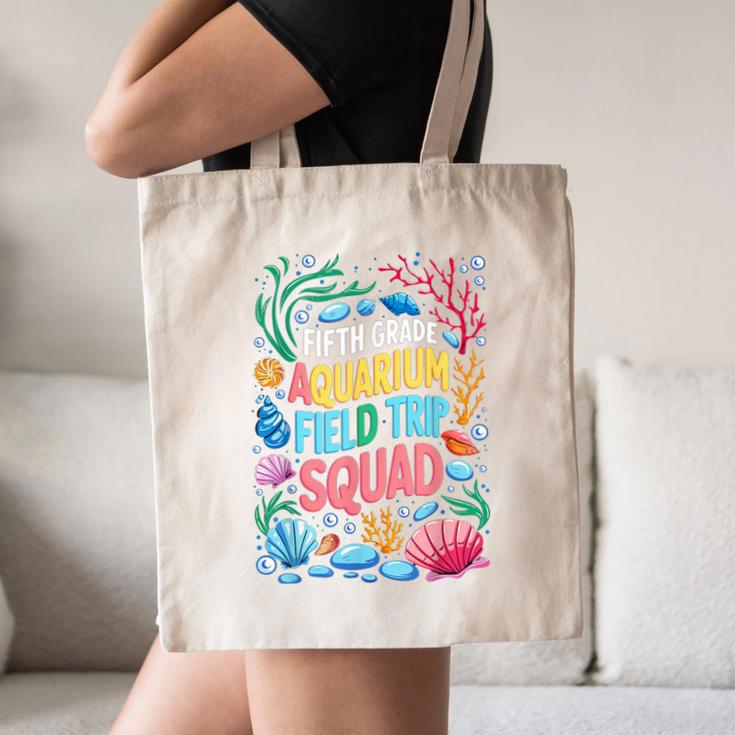 Fifth Grade Aquarium Trip Squad Matching Back To School Canvas Tote Bag Fifth Grade Aquarium Trip Squad Matching Back To School Canvas Tote Bag