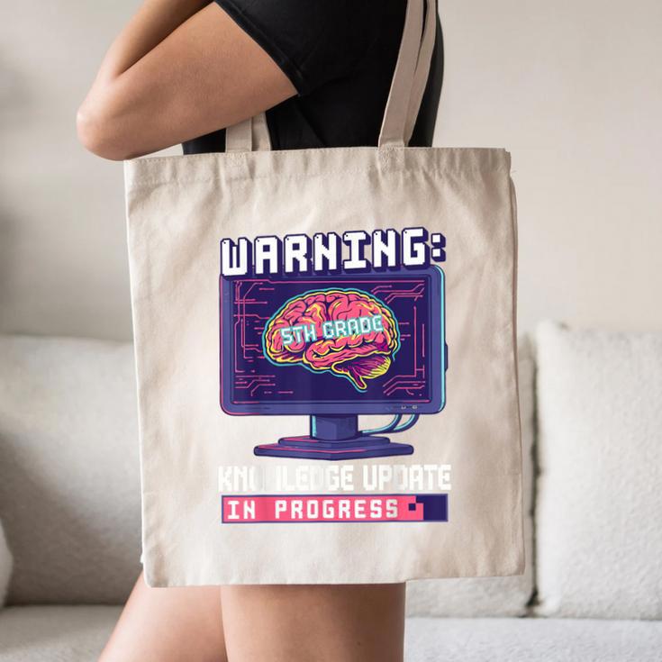 Fifth Grade Back To School Shirts Kids Girls Boys Computers Canvas Tote Bag
