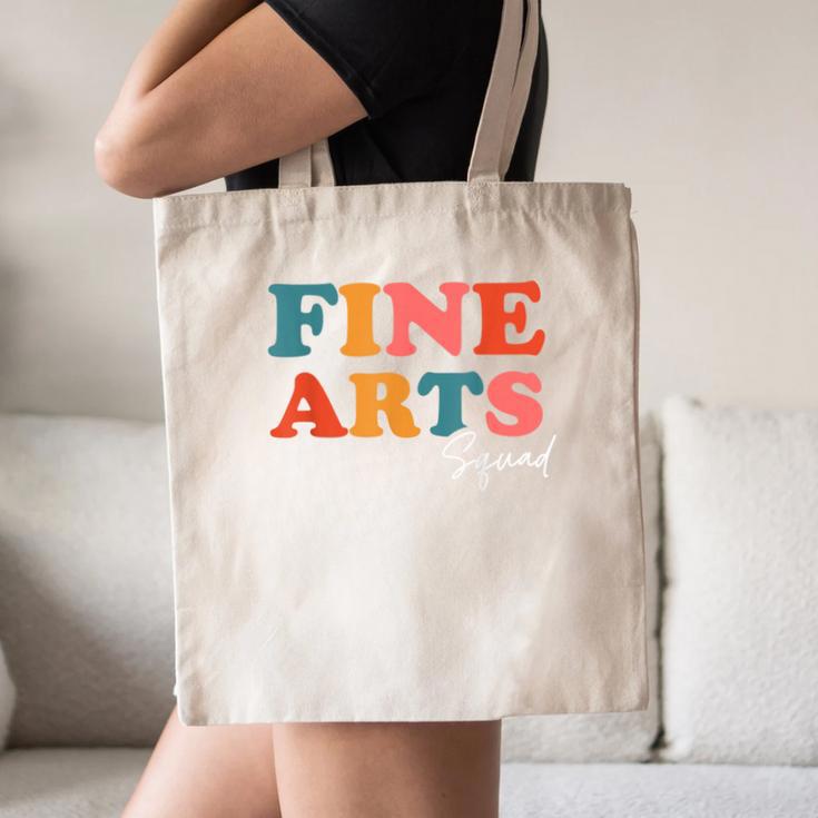 Fine Arts Squad Boho Cute Back To School Fine Arts Canvas Tote Bag Fine Arts Squad Boho Cute Back To School Fine Arts Canvas Tote Bag