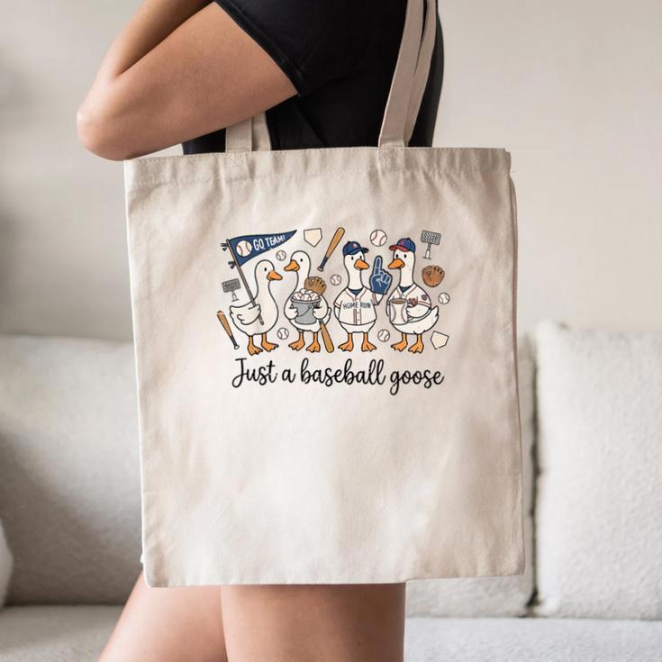Game Day Just A Baseball Goose Cute Duck Team Sports Canvas Tote Bag Game Day Just A Baseball Goose Cute Duck Team Sports Canvas Tote Bag