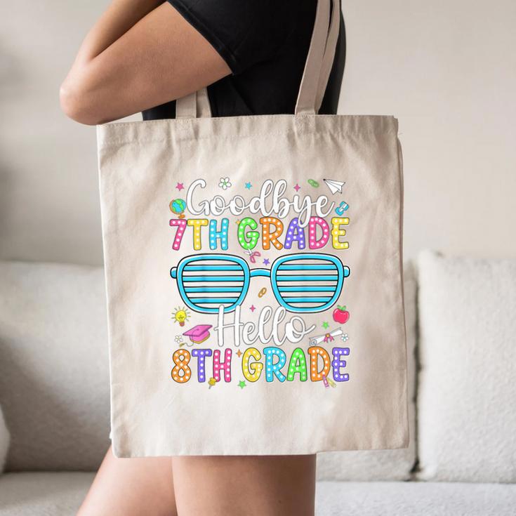 Goodbye 7th Grade Hello 8th Grade Graduation Back To School Canvas Tote Bag Goodbye 7th Grade Hello 8th Grade Graduation Back To School Canvas Tote Bag