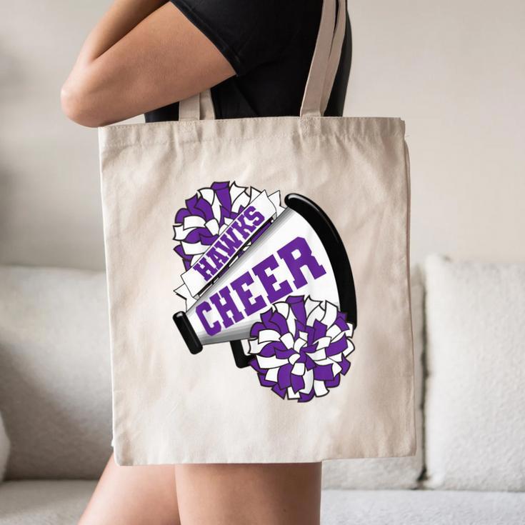 Hawks Cheer Back To School Cheerleading Spirit P Canvas Tote Bag Hawks Cheer Back To School Cheerleading Spirit P Canvas Tote Bag