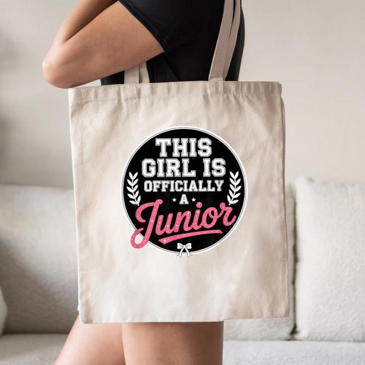 Highschool Girls Back To School 2025 First Day A Junior Canvas Tote Bag Highschool Girls Back To School 2025 First Day A Junior Canvas Tote Bag