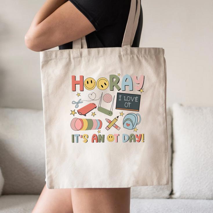 Hooray It’s An OT Day Occupational Therapy Back To School Premium Tri-Blend Canvas Tote Bag Hooray It’s An OT Day Occupational Therapy Back To School Premium Tri-Blend Canvas Tote Bag