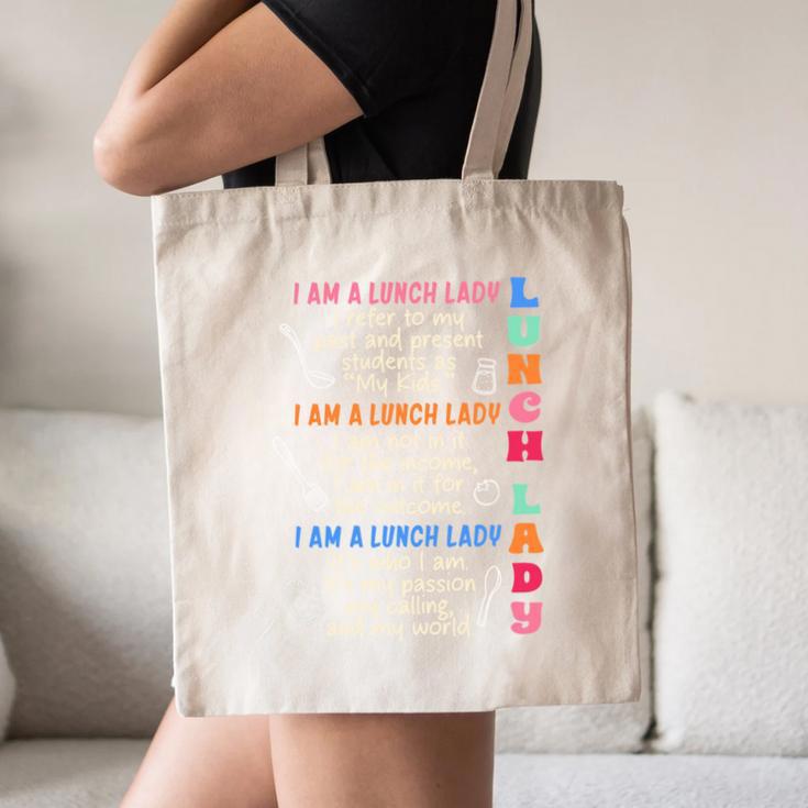 I'm A Lunch Lady Back To School Cafeteria Worker Squad Canvas Tote Bag I'm A Lunch Lady Back To School Cafeteria Worker Squad Canvas Tote Bag