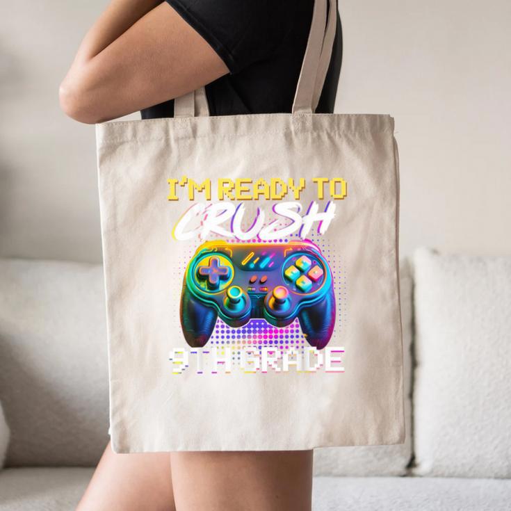 I'm Ready To Crush 9th Grade Back To School Video Game Boys Canvas Tote Bag I'm Ready To Crush 9th Grade Back To School Video Game Boys Canvas Tote Bag