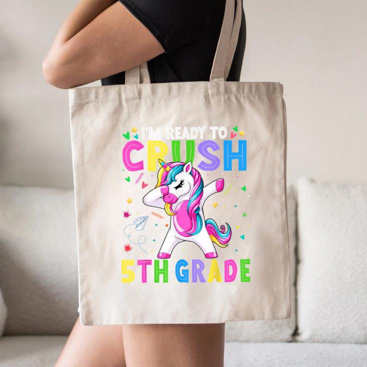 I'm Ready For Fifth Grade Back To School 5th Grade Girls Canvas Tote Bag I'm Ready For Fifth Grade Back To School 5th Grade Girls Canvas Tote Bag